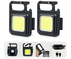 Verk Group LED COB Raktų Pakabukas su Magnetu ir USB Įkrovimu