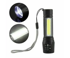 Žibintuvėlis LED taktinis 600l m 400m ZOOM COB XML T6 USB 5W