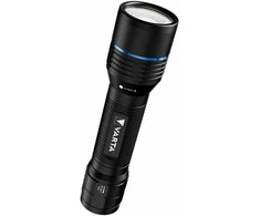 Varta Night Cutter Pro F30R, Hand prožektorius, Juodas, ABS synthetics, Aliuminio, Polycarbonate (PC), Silicone, Baterija level, IP67, LED
