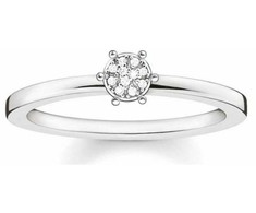 Biżuteria THOMAS SABO DT00127251456. Pierścionek, Kolor sidabrinė. Kobieta.