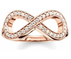 Biżuteria THOMAS SABO TR20144161444. Pierścionek, Kolor rožinė auksinė. Kobieta.