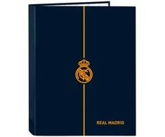 Žiedinis segtuvas Real Madrid C.F. 2nd Kit 24/25 Tamsiai mėlyna A4 26.5 x 33 x 4 cm
