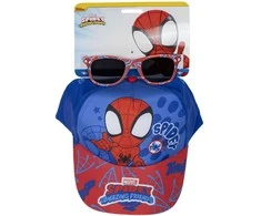 Kepurės ir akinių nuo saulės komplektas Spidey Raudona 2 Dalys