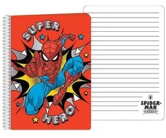 Žmogaus-voro spiralinė užrašų knygelė A5