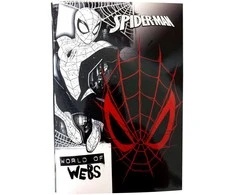 Žmogaus-voro užrašų knygelė „World of Webs“ B/5 linijuotas, 40 lapų