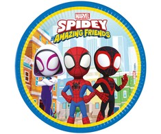 GoDan Spidey ir jo nuostabios popierinės lėkštės... 23 cm