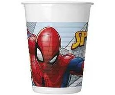 GoDan Spiderman plastikiniai puodeliai 200ml 8 vnt