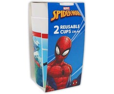 Žmogus-voras: „Team Up“ plastikinių puodelių rinkinys (2 vnt.), 230 ml