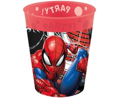 Žmogus-voras, „World of Webs“ mikro, aukščiausios kokybės plastikinių puodelių rinkinys, 4 vnt., po 250 ml