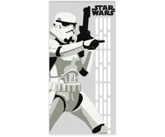 Brandmac Žvaigždžių karų „Stormtrooper“ rankšluostis, paplūdimio rankšluostis 60x120 cm