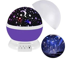 2in1 rotating starry night light