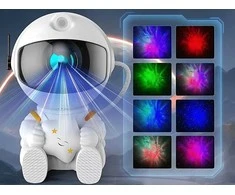 Žvaigždžių projektorius-astronautas su nuotoliniu valdymu