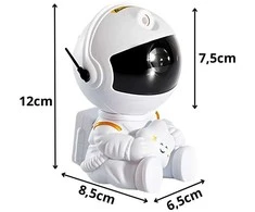 Žvaigždžių projektorius-astronautas su nuotoliniu valdymu