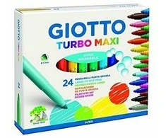 Flomasteriai Fila Giotto Turbo Maxi, 24 spalvos