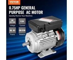 0.55kW Elektros Variklis, 1400RPM AC 220-240V, 19mm Veleno su Išdroža Žemės Ūkio ir Pramoninei Įrangai, Didelio Greičio Variklis, Bendros Paskirties Variklis