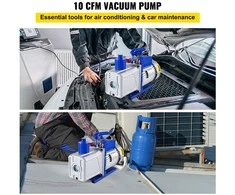 10 CFM vakuuminis siurblys, 1 AG, 2 pakopų oro kondicionieriaus siurblys