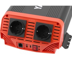 1000 W 12 V į 230 V galios keitiklis, grynos sinusinės bangos, automobilinis galios keitiklis, 12 V keitiklis, 230 V keitiklis