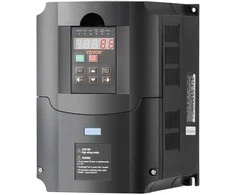 10HP kintamo dažnio pavara, 7.5KW VFD, 220V vienfazis/trifazis į 3 fazių keitiklis, variklio greičio reguliatorius, pramoninis dažnio keitiklis
