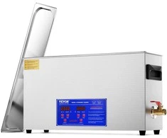10L ultragarsinis ginklų valiklis, 300W galios, su laikmačiu ir šildytuvu