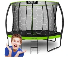12 pėdų trampolinas 374 cm su vidiniu tinklu, lauko apvalus trampolinas, sodo trampolinas vaikams, trampolinas su apsauginiu tinklu, didelis trampolinas