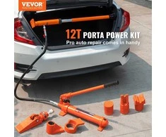 12 tonų hidraulinis domkratas, oro siurblio pakėlimo cilindras, kėbulo rėmo remonto rinkinys, didelio našumo „Porta Power“ rinkinys, hidraulinis domkratas automobilių remontui
