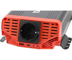 12 V į 230 V galios keitiklis, 600 W, grynos sinusinės bangos, automobilinis galios keitiklis, įtampos keitiklis