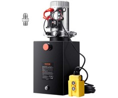 12V hidraulinis siurblys, vienpusio veikimo, 11.36l bakas, savivarčiams, keltuvams, šakinėms, sunkiajai technikai, elektriniams sunkvežimiams, hidraulinis agregatas