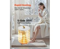 VEVOR 20L rankšluosčių šildytuvas su LED apšvietimu