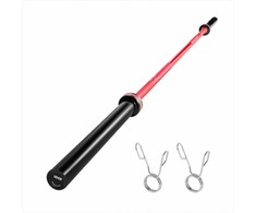 220cm olimpinis strypas jėgos treniruotėms, su raižyta rankena, tinka 50 mm svoriams, sunkiosios atletikos štanga, pritūpimų strypas, mirties traukos štanga, sporto salės įranga