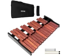 25 natų medinis glockenspiel, profesionalus ksilofono mušamasis instrumentas, pradedančiųjų muzikos instrumentų rinkinys, nešiojamas glockenspiel vaikams ir suaugusiems
