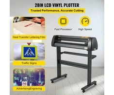 28 colių vinilo pjaustyklė su stovu, reguliuojamu greičiu ir jėga, USB ir serijine sąsaja, įrankių rinkiniu, ženklų gamybos pjaustytuvas, didelio formato vinilo pjovimo braižytu