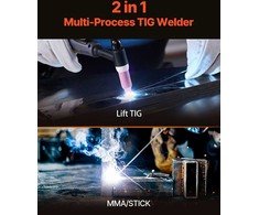 2in1 TIG Lift/MMA Suvirinimo Aparatas IGBT, 10mm, Nešiojamas, Hot Start, TIG Suvirinimui, Remontui, Keitikliai, Inverteris