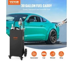 30 galonų kuro bakas, nešiojamas dyzelino bakas su rankiniu siurbliu, skirtas automobiliams, vejapjovėms, keturračiams, valtims, ūkio įrangai, benzino ir žibalo laikymo talpykla