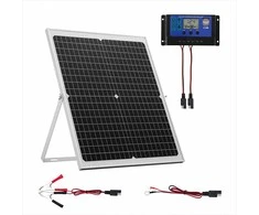30W 12V saulės baterijos įkroviklis automobiliui, valčiai, kemperiui, motociklui, išmanus MPPT valdiklis, vandeniui atsparus saulės energijos palaikytojas, akumuliatoriaus priežiūra