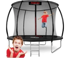 312 cm Trampolinas su vidiniu apsauginiu tinklu, lauko trampolinas, apvalus trampolinas, trampolinas vaikams, sodo trampolinas