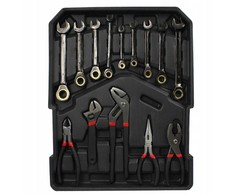 419 dalių įrankių rinkinys, nešiojama įrankių dėžė, išsamus mechaniko įrankių rinkinys, namų remonto įrankių rinkinys, profesionalūs rankiniai įrankiai