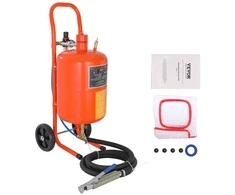 5 Galonų smėliasrovė rūdžių šalinimui, 60-110 PSI, nešiojama, abrazyvinio pūtimo įrankis, smėliapūtė