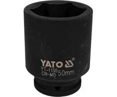 Yato 50 mm smūginis lizdas, 3/4 colio pavara, ilgo tipo, didelio apkrovos lizdas