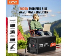 5000W Modifikuotos Sinusoidės Inverteris su LCD, 12V DC į 230V AC, Automobilinis Inverteris, Įtampos Keitiklis