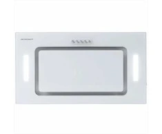 52cm Baltas gartraukis, montuojamas po spintele, su LED apšvietimu, efektyvi virtuvės ventiliacija
