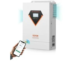 6000W Hibridinis Saulės Inverteris, 220/230V, 120A MPPT, Ličio/Švino Akumuliatoriams, WiFi, Gryna Sinusoidė, Keitiklis, Įtampos Keitiklis, Saulės Įkro