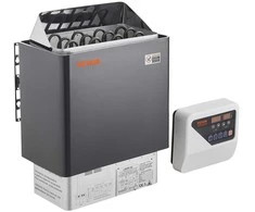 6KW Elektrinis Pirties Šildytuvas, Skaitmeninis Valdiklis Namų SPA, 5-9 m³ Pirties Krosnelė, Vidaus Pirties Šildytuvas su Laikmačiu