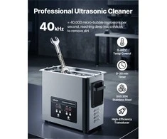 6L ultragarsinis valytuvas laikrodžiams, skustuvams, papuošalams, monetoms, profesionalus su skaitmeniniu ekranu ir valymo krepšeliu, nerūdijančio plieno ultragarso valymo mašina, 40kHz valymo įrenginys