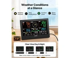 Vevor 7-in-1 lauko orų stotis su išmaniąją programėle