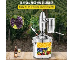70L Alkoholio Distiliatorius, Nerūdijančio Plieno Mėnulio Degtinės Aparatas, Namų Alaus Gamybai ir Distiliavimui, Alkoholio Garinimo Įranga, Viskio Gamybos Rinkinys