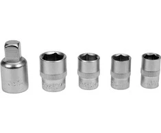 Akumuliatorinis smūginis veržliaraktis, 12V, 9.5 mm, 45Nm sukimo momentas, automobilių remontui ir ankštoms erdvėms, su galvutėmis ir adapteriu