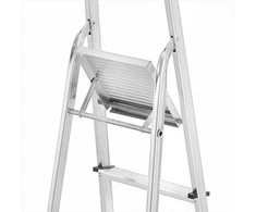 Aliumininės buitinės kopėčios, 8 pakopų, 3.60 metrų darbinis aukštis, kopėčios namams, lengvos kopėčios