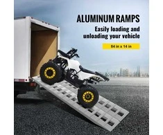 Aliuminio pakrovimo rampos automobilių priekaboms, 2722 kg talpos, sunkiosios pakrovimo rampos, sunkvežimių rampos