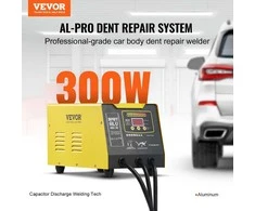 Aliuminio smeigių suvirinimo aparatas, 300W įlenkimų traukiklis automobilių kėbulo remontui, rankinis ir automatinis suvirinimo režimai, aliuminio įlenkimų šalinimo rinkinys
