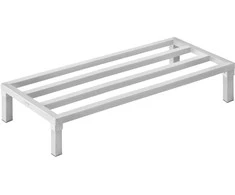 Aliuminio stelažas sunkioms prekėms, 121.92x50.8x20.32 cm, 817.2kg, suvirintas, nerūdijantis, sandėliavimo lentyna, pramoninis stelažas, krovininis